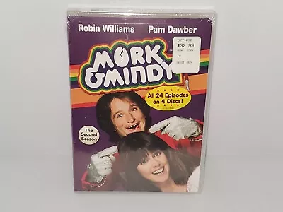 Mork  & Mindy - The Complete Second Season (DVD 4-Disc Set) Robin Williams NEW. • $7.55