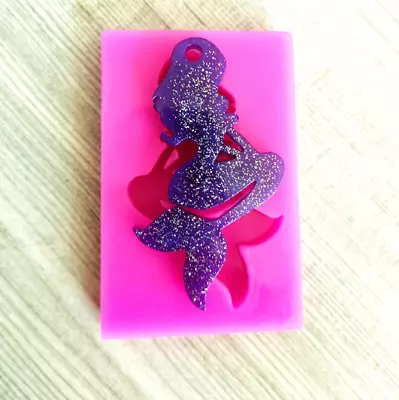 Mermaid Key Chain Silicone Mold • $5