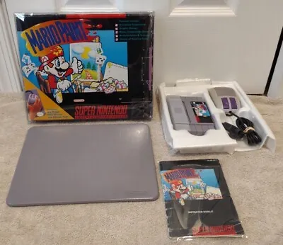 Mario Paint (SNES 1992) *CIB Big Box* VGC* Original/Vintage* Tested* FREE SHIP! • $349.99