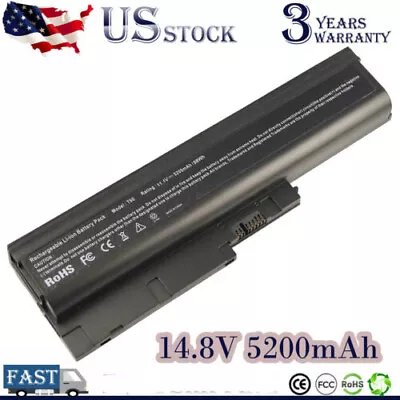 $14.99 • Buy  40Y6799 Battery For Lenovo IBM Thinkpad T60 T61 R60 R61 Z60 Z61 6 Cell 5200mAh