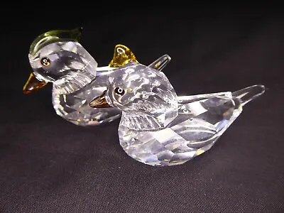 Swarovski - Pair Of Mandarin Ducks - No Box Or Cert - 858736 • £65