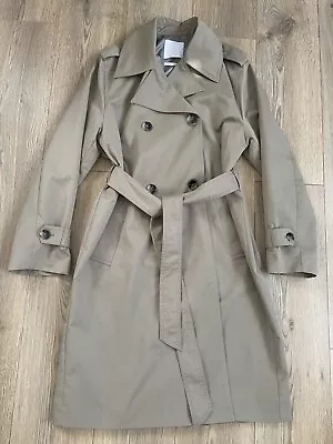 TRENCH COAT MNG MANGO Beige Medium Women Pre-Owned • £39.50