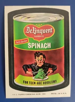 1974 Wacky Packages Series 9 Tan Back    Delinquent     Nm/mt • $19.95