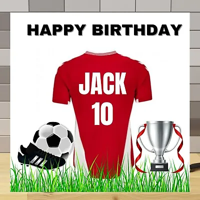 Personalised MIDDLESBROUGH FC Football Shirt Birthday Card • £3.49