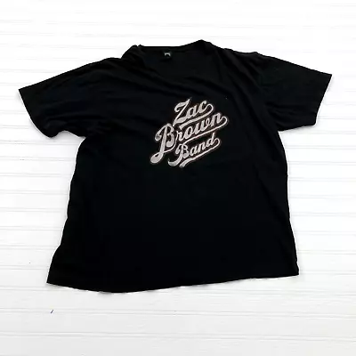 UnBranded Black Ultra Soft Zac Brown Band Short Sleeve T-Shirt Adult Size 3XL • $13.50