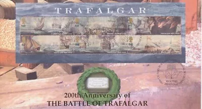 Gb Stamps Rare Ltd Edn First Day Cover 2005 Battle Of Trafalgar Chatham • $5.24