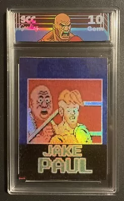 Jake Paul Mike Tyson’s Punch Out 8 Bit Art Card Graded 10 Scc • $18