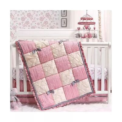 The Peanutshell Bella Crib Bedding Set For Baby Girls | 3 Piece Nursery Set |... • $78.97