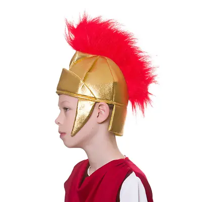 Childs Roman Helmet Gladiator Roman Fancy Dress Costume Accessory Book Day • $35.93