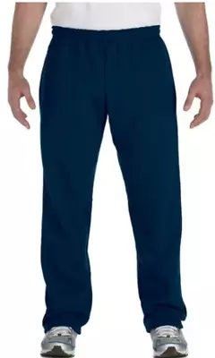 Glidan 5XL Heavy Blend Fleece Lined Elastic Waist Pockets  Sweatpants Navy • $11