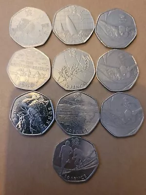 Olympic 50p Coin Collection • £30