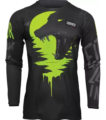 Thor Youth Pulse Counting Sheep Mx Jersey - Char/acid - Motocross/offroad • $19.95