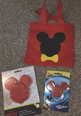 Mickey Mouse Disney Cookie Cutters With Bag New • $4.99