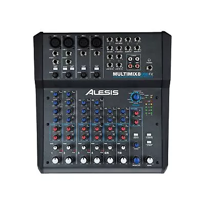 Alesis MultiMix 8 USB FX – 8 Channel Compact Studio Mixer With Built In Ef • $136.74