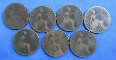 One Penny Coins 1837 To 1901 Queen Victoria • £2.50