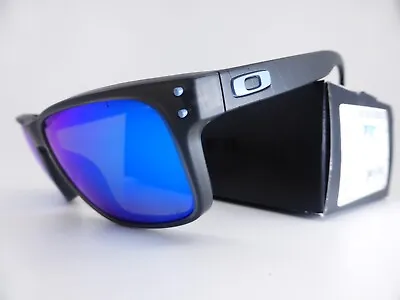 Oakley Sunglasses HOLBROOK Matte Grey Smoke - Prizm Sapphire POLARISED Lenses • £124.39