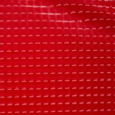 3D Pattern On Poly Vinyl Fabric (Red) | (4 Way Stretch/Per Yard) • $19.75