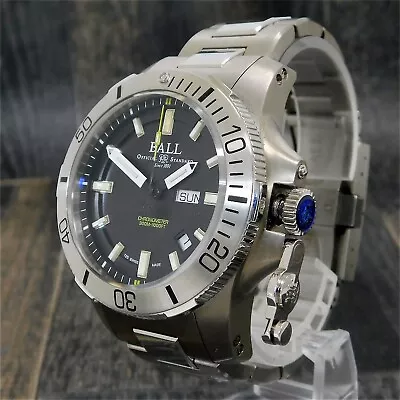 BALL Watch SUBMARINE WARFARE Titanium SS DM2276A-SCJ-BK Auto Men's Watch #W193 • $1698