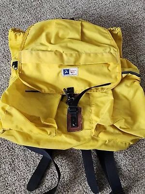 VTG 70's HIRSCH WEIS Yellow Outdoor Hiking Rucksack Daypack Backpack JAPAN RARE! • $20