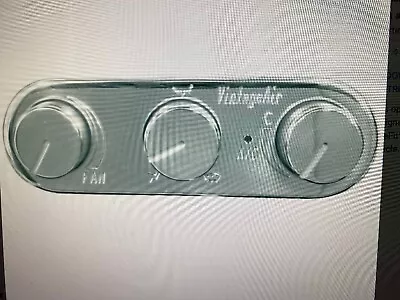 Vintage Air 3 Knob Gen IV & 5 Pro Line Control Panel With Polished Face & Knobs • $175