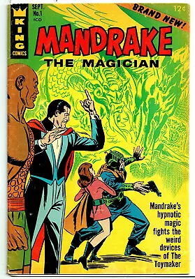 Mandrake The Magician #1 (King Comics) Sept 1966 12¢ Cv Price  Condition: (VG-) • $12.08
