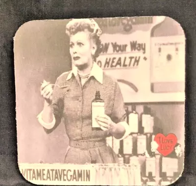 Vintage I Love Lucy Vitameatavegamin Coaster • $7.99