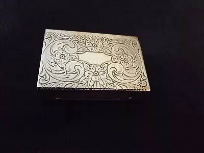 VTG Sterling Silver MATCH BOX COVER W/ Striker And La Petite Stick Matches • $65.99