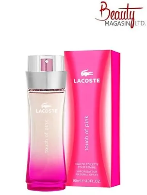 Lacoste Touch Of Pink Eau De Toilette WOMEN 90ml Spray For HER - BRAND NEW • £32.99