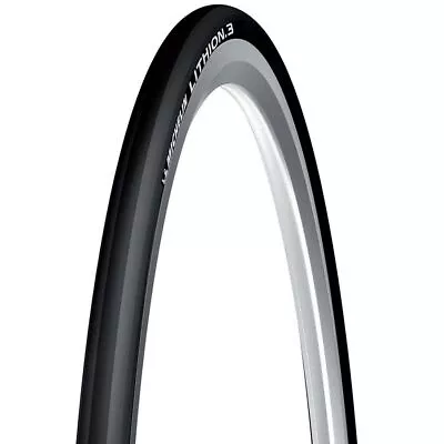 Tyre Lithion 3 700x25c Clincher Foldable Black 082353 MICHELIN Copertu • $38.51