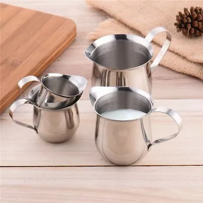 $9.89 • Buy Milk Cup Frothing Pitcher Steam Stainless Steel Espresso Latte Art Coffee