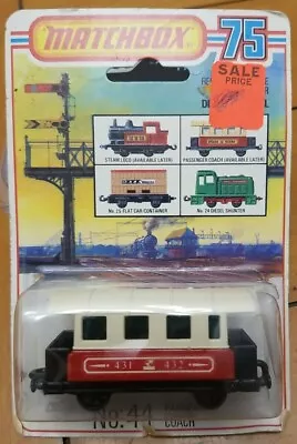 1976 Lesney Matchbox Superfast 44 Passenger Coach Sealed Rare Canadian • $12.99