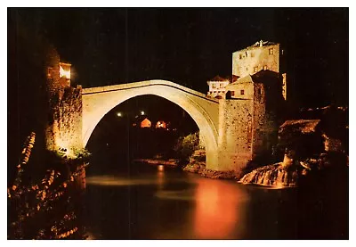 Mostar Stari Old Bridge City Historic Unposted Chrome Postcard • $3.80