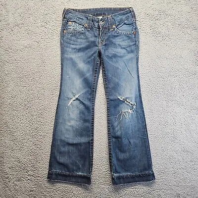 True Religion Jeans Womens Size 29 Blue Bootcut Medium Wash • $24.99