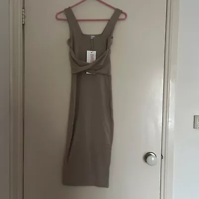 Oh Polly Square Neck Body Con Dress BNWT • $10