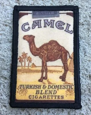 Vintage Camel Cigarettes Artwork Morale Patch Tactical Military Army Flag USA  • $8.49
