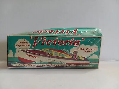Vintage 1996 Schylling Victoria Steam Powered Engine Boat NEW In OPEN BOX • $14.99