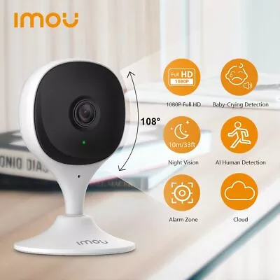 2MP Baby Monitor 1080P WiFi IP Security Camera Indoor Camera Privacy Protection • £19.19