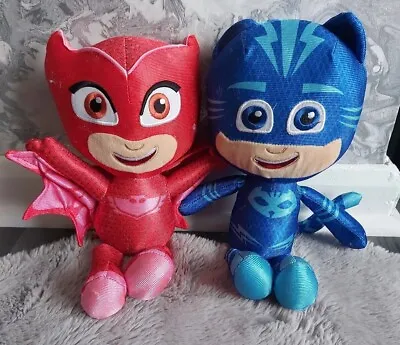 PJ Masks Soft Plush Toy Bundle - Catboy Owlette - Play By Play Official Cartoon! • £7.99