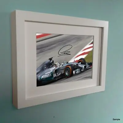 Lewis Hamilton Signed F1 Champ 2014 Photo Photograph Picture Print Autograph 3w • £30