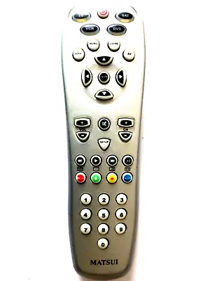 Matsui Universal Tv/dvd/vcr/sat Remote Control Urc4242 • £4.99