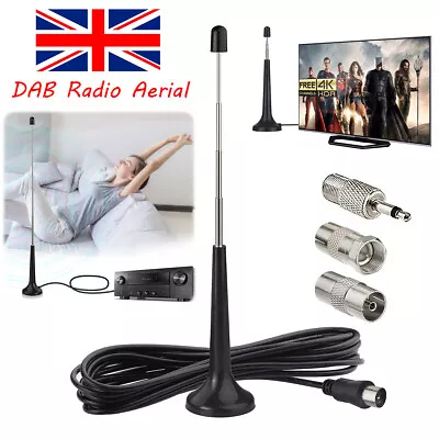 £8.58 • Buy UK DAB Radio Aerial Hifi System Indoor 3M FM Radio Antenna For Tuner Stereo Home