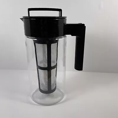 Takeya Airtight Infuser Pitcher/Water Bottle-shatterproof-2 Quart-black-USA • $13.49