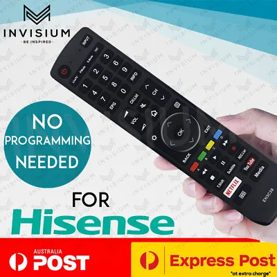  EN3C39 For HISENSE TV Remote Control 65P8 65P9 75N7 75N9 75P9 75P7 55PX 75R7 • $15.95