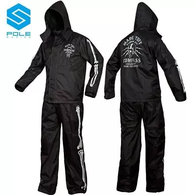 Warm Motorcycle Rain Suit Wet Weather Pants Jacket Racing Waterproof Protective • $78.99