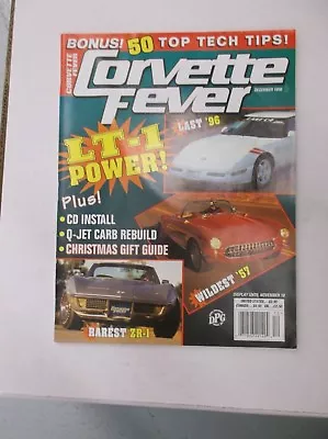 Corvette Fever Magazine December 1996 Lt-1 Power Zr-1 Q-jet Carb Rebuild • $11.95