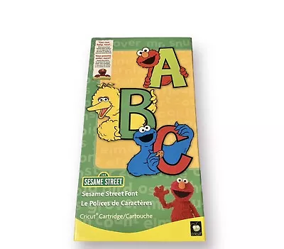 SESAME STREET FONT Cricut Cartridge - FONT ELMO COOKIE MONSTER - BIG BIRD LINKED • $19.99