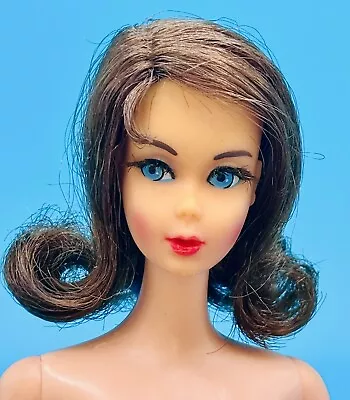 VINTAGE BARBIE DOLL  MARLO FLIP TWIST N' TURN Brunette EYELASHES PRETTY #1160 • $130