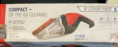 $23.76 • Buy Dirt Devil Quick Flip 8V Cordless Hand Vacuum BD30010 New Sealed!