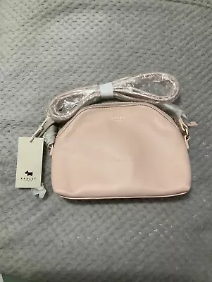 Radley Gallery Road Blush Leather Small Dome/cross Body Bag Bnwt Rrp £139 • £60