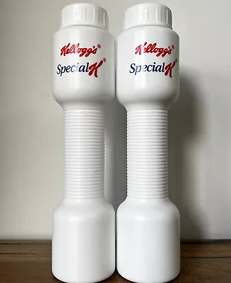 Kelloggs Special K.  Rare Milk Drink Bottle /  Water Hand Weights Collectables. • $49.95